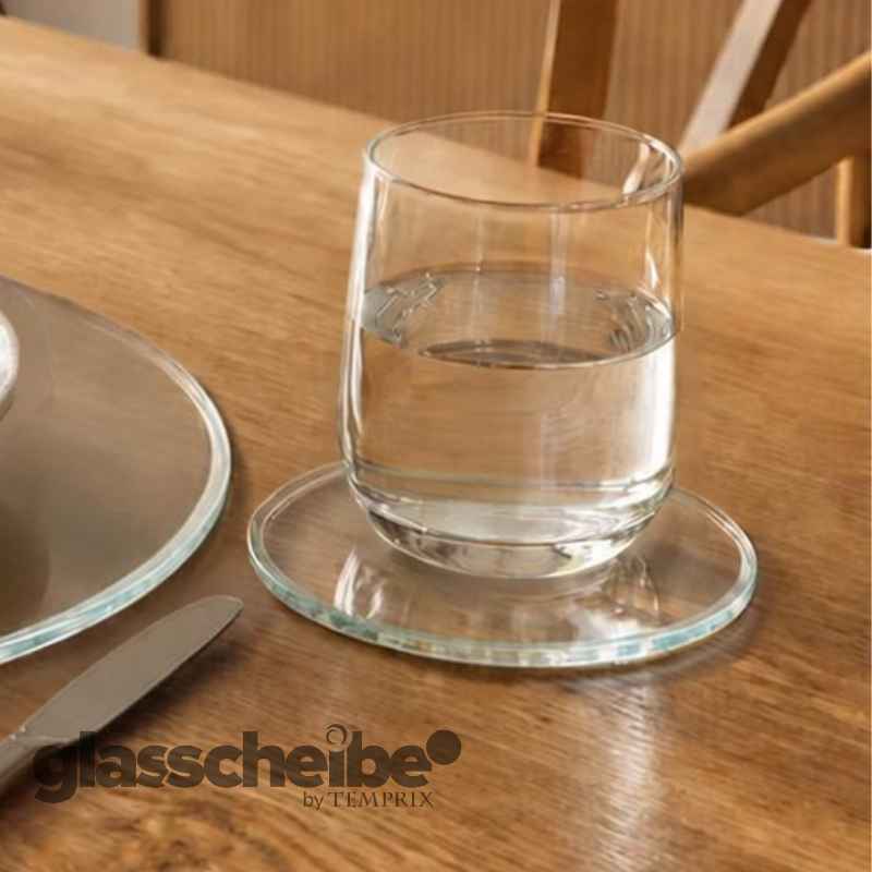 Glasuntersetzer rund