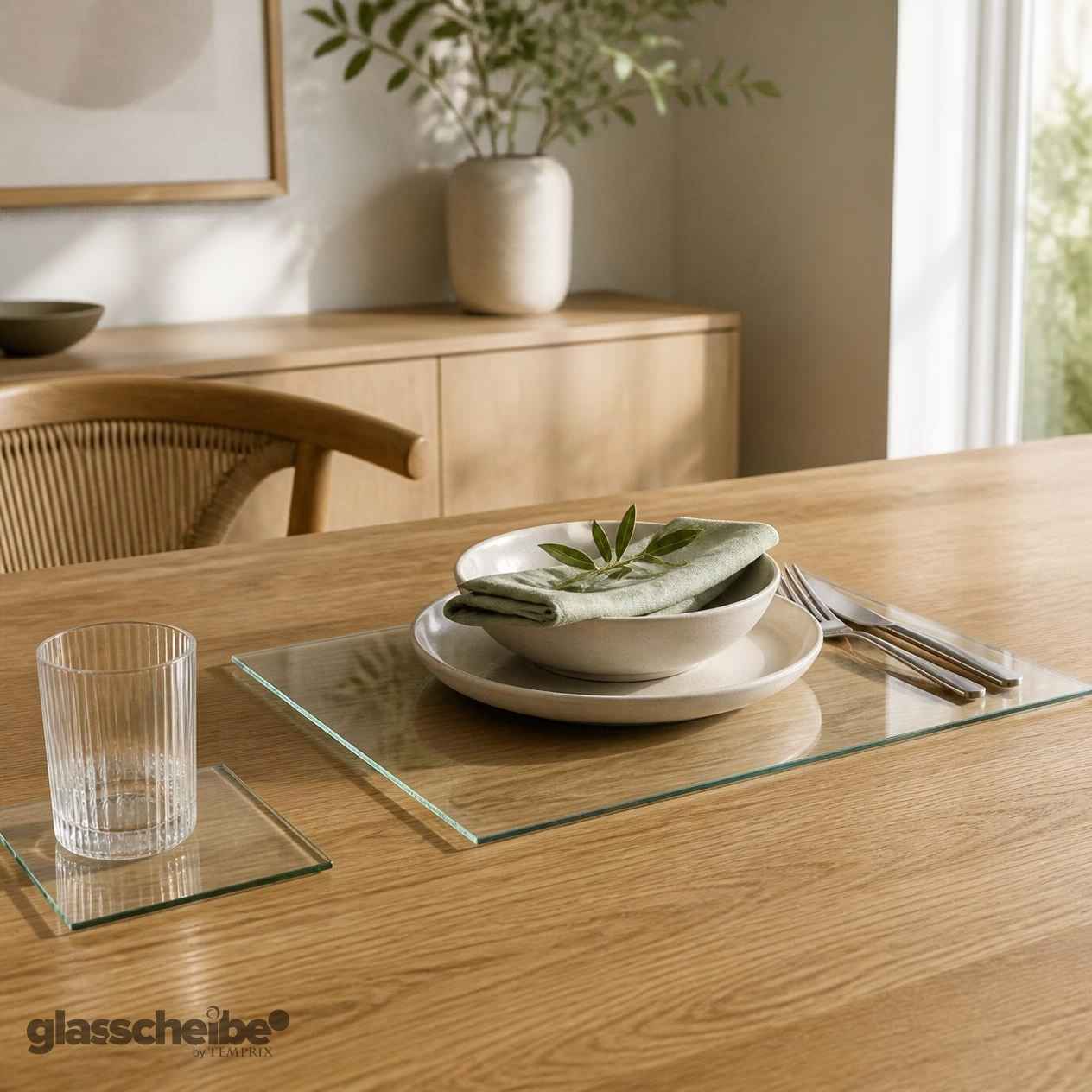 Tischset Klarglas
